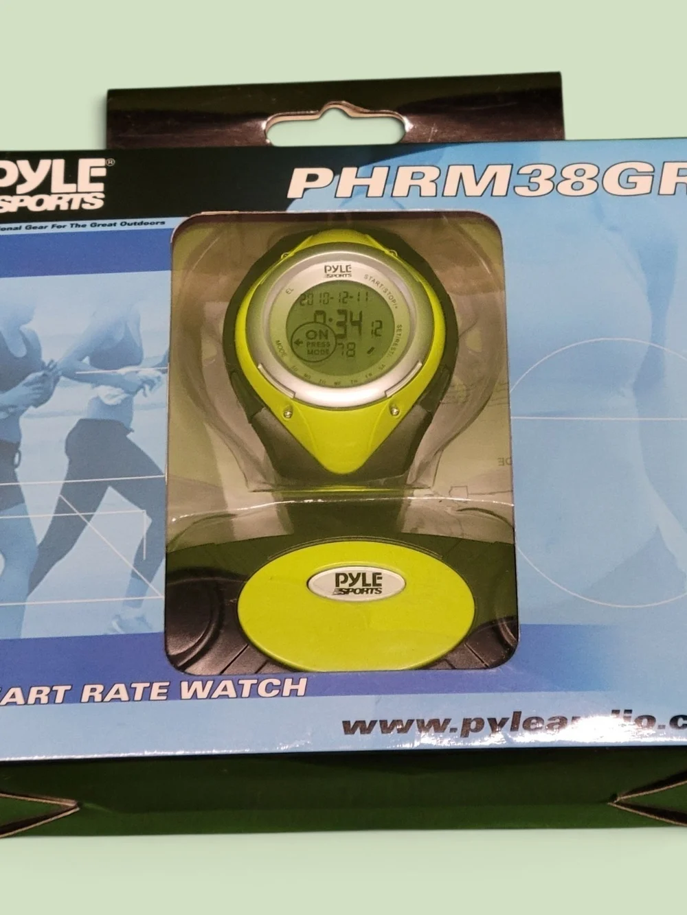 Pyle Sports Green Heart Rate Smartwatch - PHRM38G